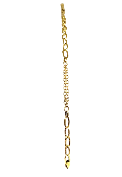 Bracelet Maillon Cheval en Or Jaune 18 Carats - 4.53 Grs