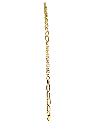 Bracelet Maillon Cheval en Or Jaune 18 Carats - 4.53 Grs