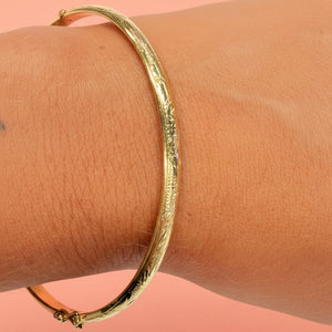 Bracelet Jonc Or Jaune 18k - 7.25 Grs