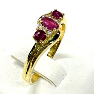 Bague en Or Jaune 18K - Taille 58 Poids - 3.40 Grs