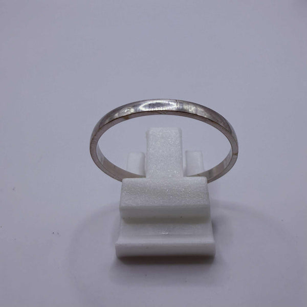 Bague Alliance en Or Gris 18 K - Taille 66 -  2.18 G