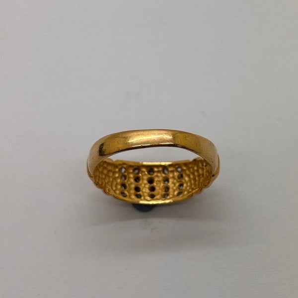 Bague en Or Jaune 18K Taille-56