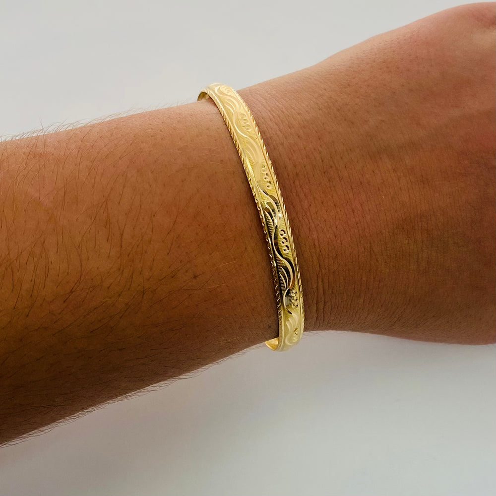 Bracelet Jonc Or Jaune 18 carats - Très Bon État