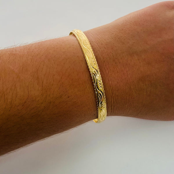 Bracelet Jonc Or Jaune 18 carats - Très Bon État