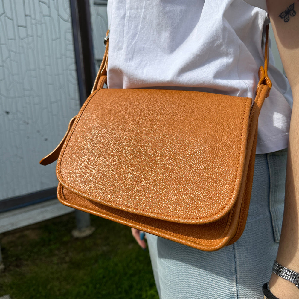 Sac à main Longchamp Camel 1516