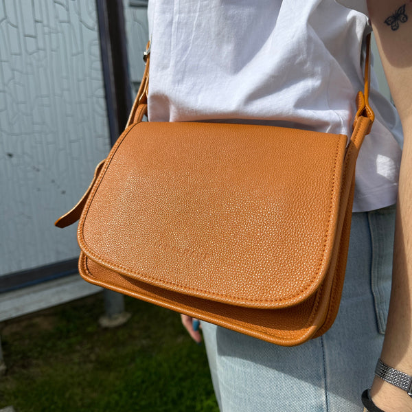 Sac à main Longchamp Camel 1516