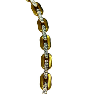 Collier Matinée Vénitien en Or Jaune et Blanc 18k