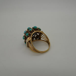 Bague en or jaune 18K Taille-55