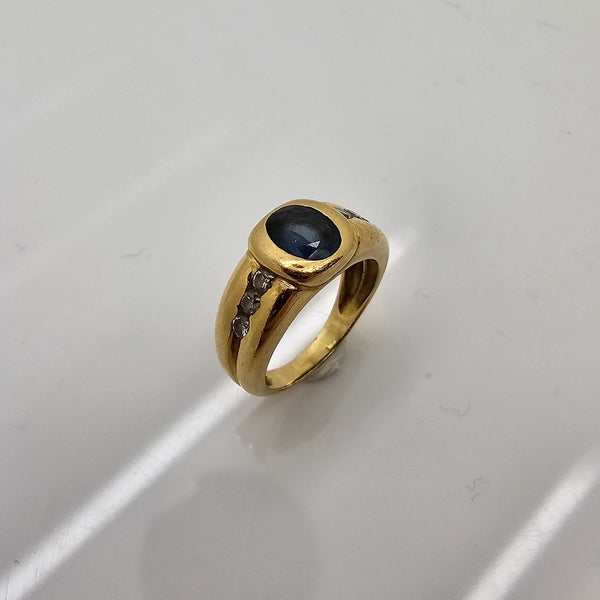 Jonc en or jaune 18 K - Taille 55