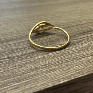 Bague en Or Jaune 18 Carats Taille-54