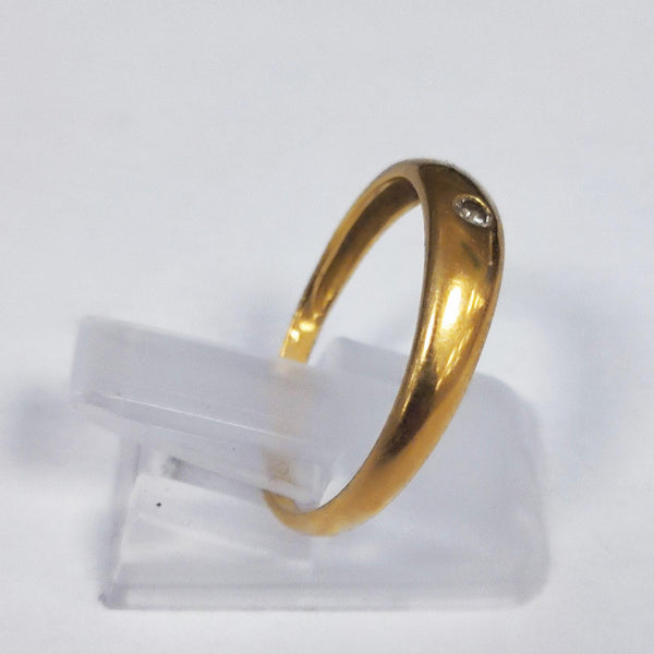 Bague en Or jaune 18K - Taille 56