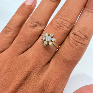 Bague Chou en Or Jaune 18K - Taille 56