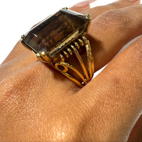 Bague empiérée en Or Jaune 18 Carats