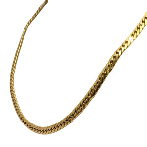 Chic Collier Ras du Cou Anglaise Or Jaune 18