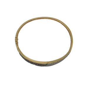 Bracelet Jonc en Diamants en Or Jaune 18 Carats