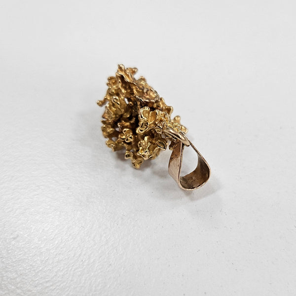 Pendentif en Or Jaune 999/1000 avec Pépite d'Or - 8.61gr