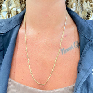 Collier chaîne en or jaune 18k 9.74 Grs