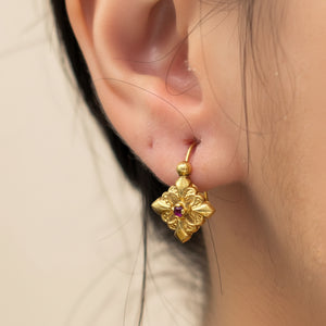 Boucles d'oreilles en Or Jaune 18k