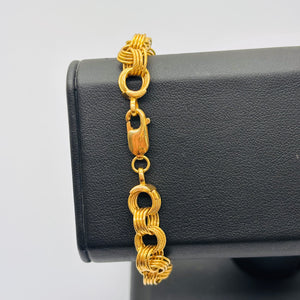 Bracelet gourmette en Or Jaune 18K - 8.17 Grs