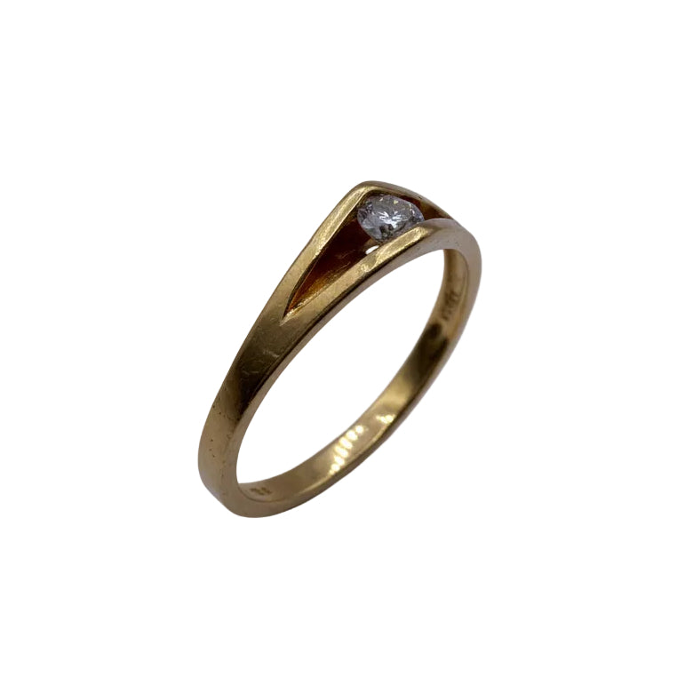 Bague oeil en Or Jaune 18k - 2.77 G