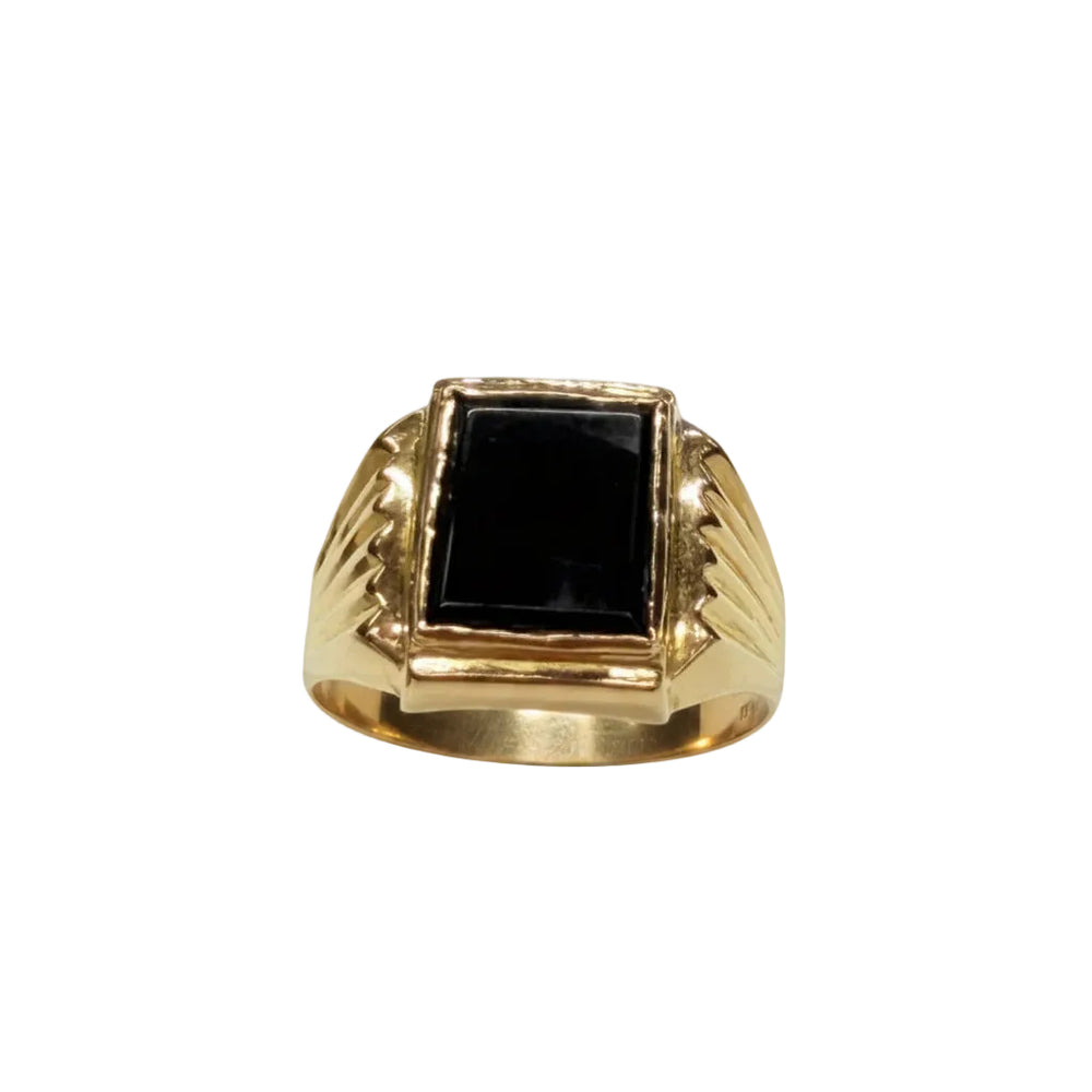 Bague en Or jaune 18K - Taille 72 - 4.71G
