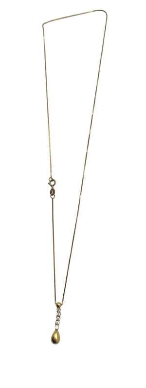 Collier princesse or jaune 18K