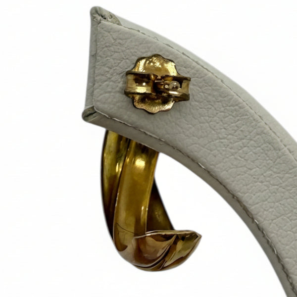 Boucles d'oreilles créoles 3 ors 18K - 1.58 Grs