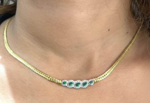 Collier Princesse en Or Jaune 18 K - 10.89 G