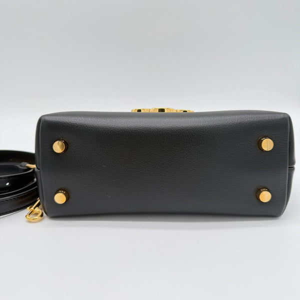 Sac à main Céline Nino Teen en cuir noir