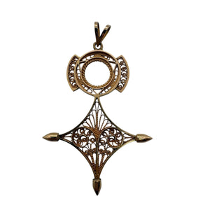 Pendentif Croix du Sud en Or Jaune 18 Carats