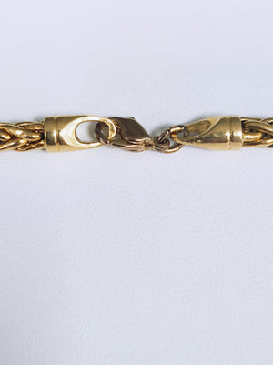 Collier Princesse en Or Jaune 18K Maille Palmier