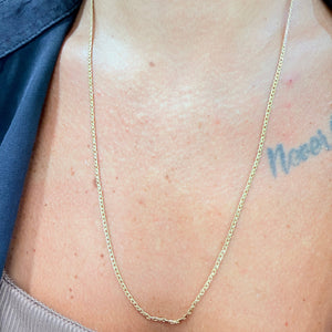 Collier chaîne en or jaune 18k 9.74 Grs