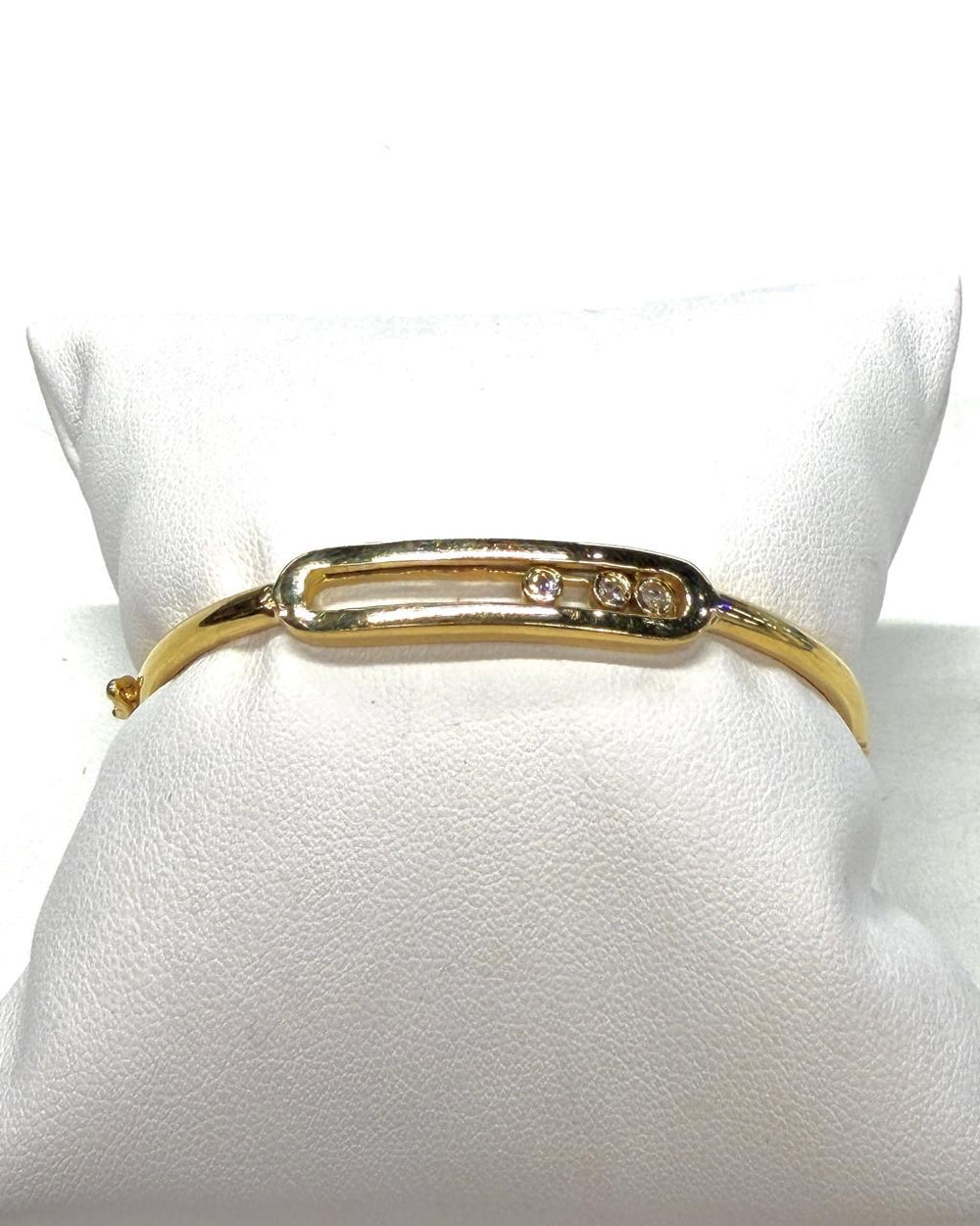 Bracelet Jonc Or Jaune 18 K - 8.31 Grs