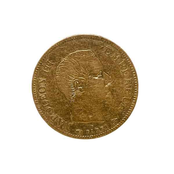 10 Francs Napoléon III 1856 en Or 21K - 3.17gr