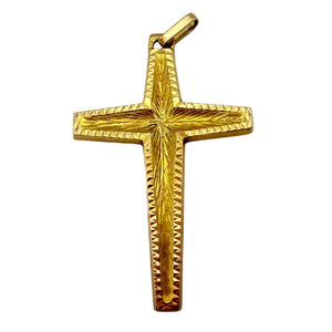 Pendentif Croix en Or 18k - 2.04 G