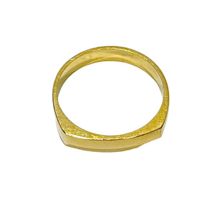 Bague Chevalière en Or Jaune 18K