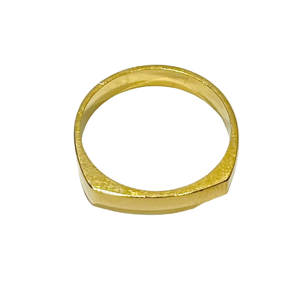 Bague Chevalière en Or Jaune 18K