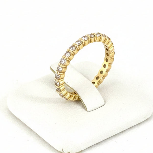 Bague Tour Complet en Or Jaune 18 K - Taille 42 - 2.40 G