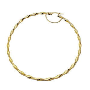 Créoles en Or Jaune 18K