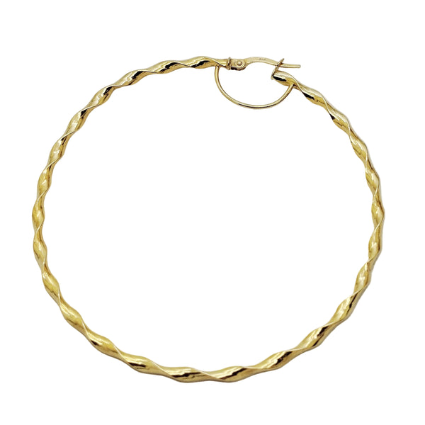 Créoles en Or Jaune 18K