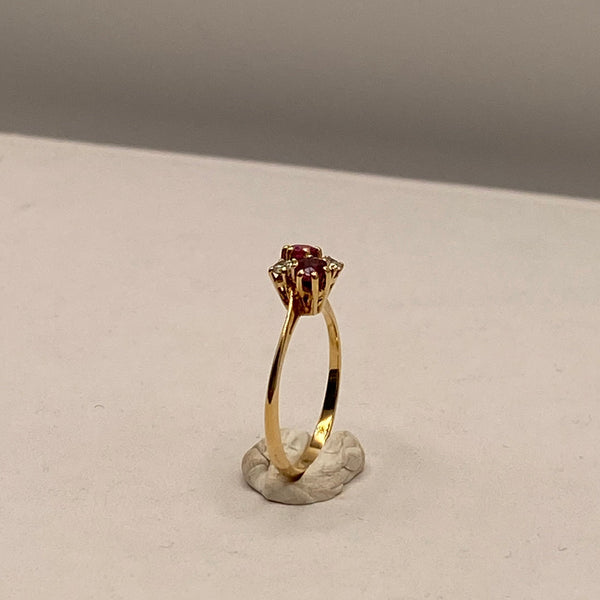 Bague en Or Jaune 18K Taille-51