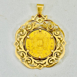 Porte Pièce en Or Jaune 18K - 13.99g