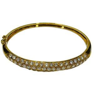 Bracelet jonc or jaune 18 K - 16.56 G