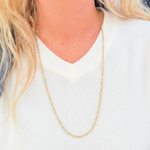 Sautoir en Or Jaune 18k 17.62 Grs - 66cm