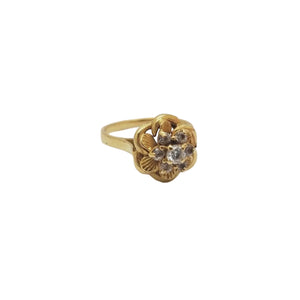 Baguette Chou en Or Jaune 18K avec Oxydes - T52 - 3.15gr