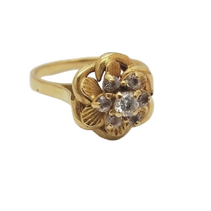 Baguette Chou en Or Jaune 18K avec Oxydes - T52 - 3.15gr