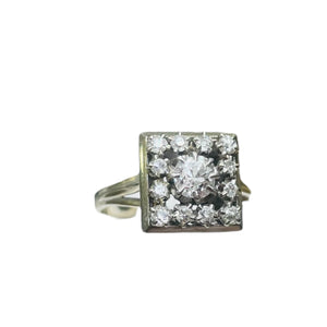 Bague Chou en Or Blanc 18K Taille-55