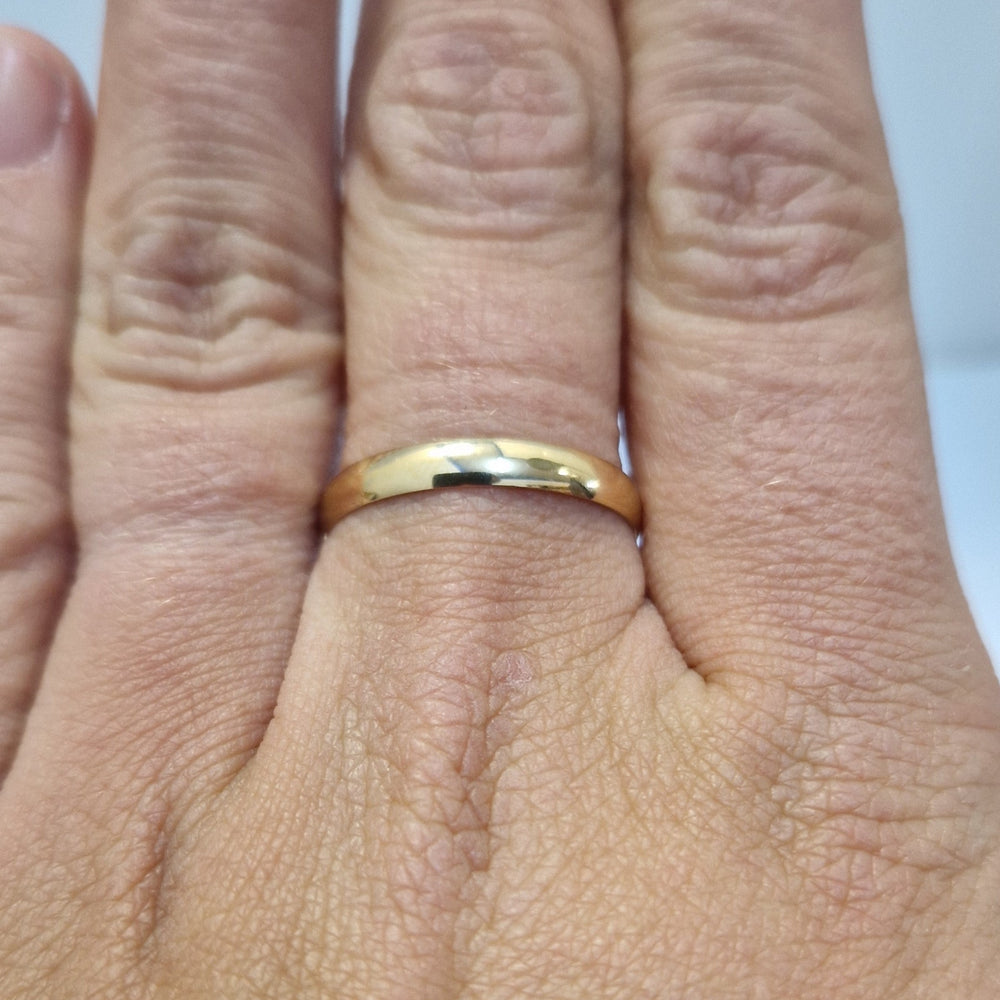 Bagues Alliance Or Jaune 18K 1.88 Grs - Taille 62