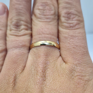 Bagues Alliance Or Jaune 18K 1.88 Grs - Taille 62