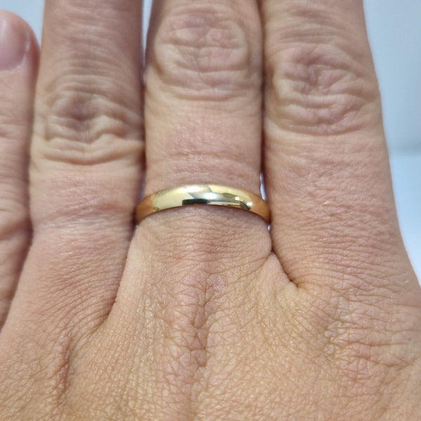 Bagues Alliance Or Jaune 18K 1.88 Grs - Taille 62